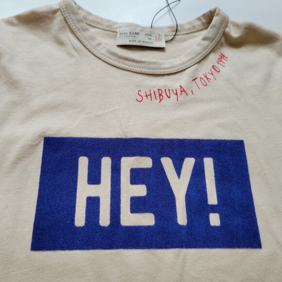 ZARA BOYS PRINTED LONG SLEEVE TEE SIZE 7 - Picture 2 of 6